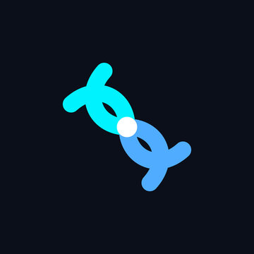 DNA, double helix, genetic code, molecular structure, blue and teal