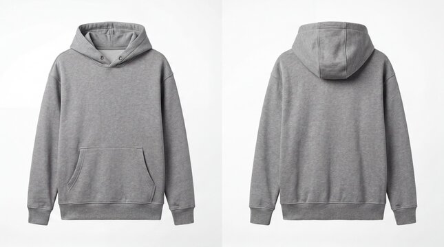 Black Hoodie Mockup Front and Back