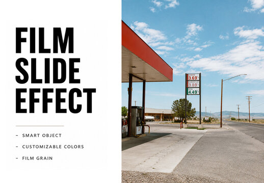 Customizable Film Slide Effect
