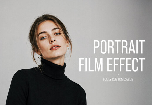 Portrait Film Effect WIth Customizable Colors and Grain