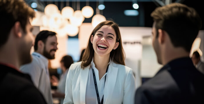 First Impression Matters, A business person greets others with a bright smile that sets a positive first impression. Confidence and friendliness stand out in the moment.