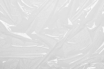 package mockup, plastic wrap transparent texture overlay effect. polyethylene packaging of vinyl...