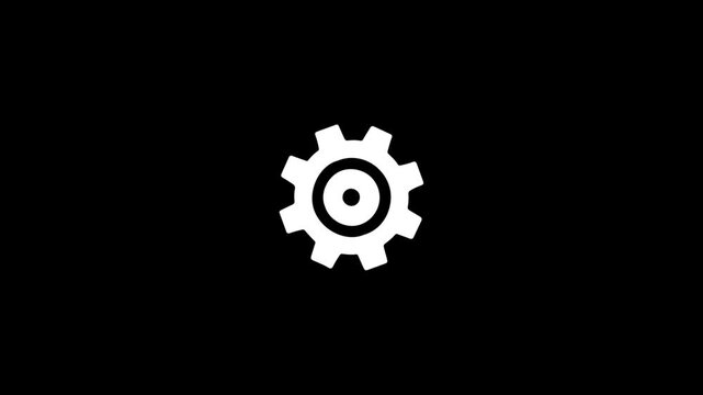 Metal Wall Made of Turning Gears Seamless. Rotating gears looped video. Industrial sign icon.
Engine gears wheels rotating animation
