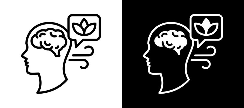 Intelligent Therapy whiteblack icon
