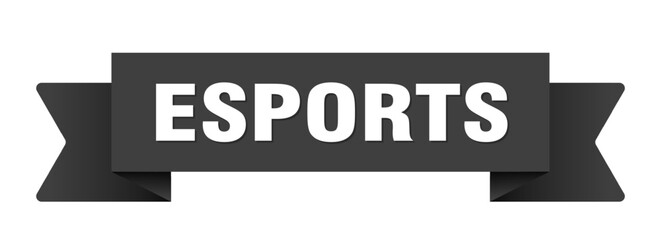 esports ribbon isolated on transparent background. esports ribbon © BHM