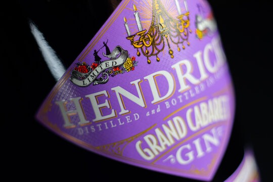 LONDON, UK - 29 MARCH 2025 Hendricks Grand Cabaret Gin, a limited edition gin handcrafted in Scotland, comes from the rare Carter Head distillery and the historic Bennett Copper Pot Still