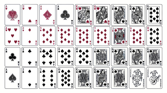 Playing Cards Collection - Full Deck Spread