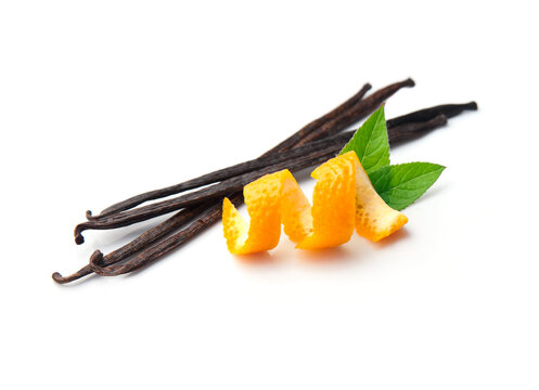 Vanilla stick with citrus zent and mint leaves