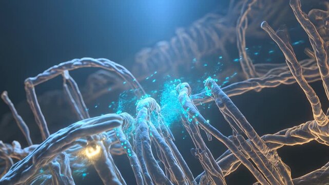 Ultra Detailed Sarcomere Contraction Showing Myosin Actin Interactions ATP Energy Transfer and Muscle Fiber Mechanics