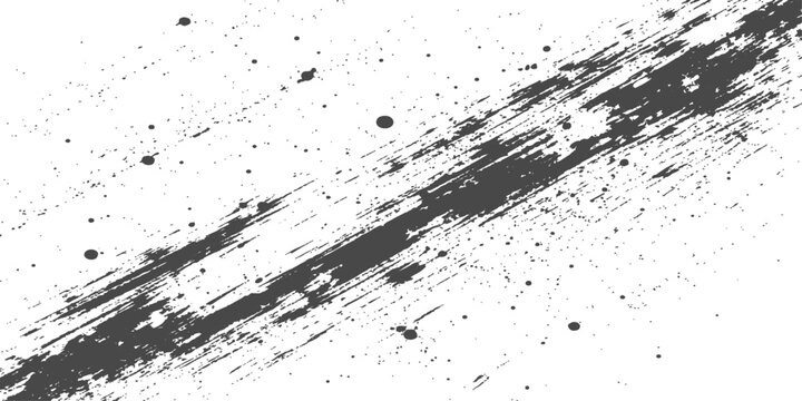 Abstract grunge black ink splatter background vector design