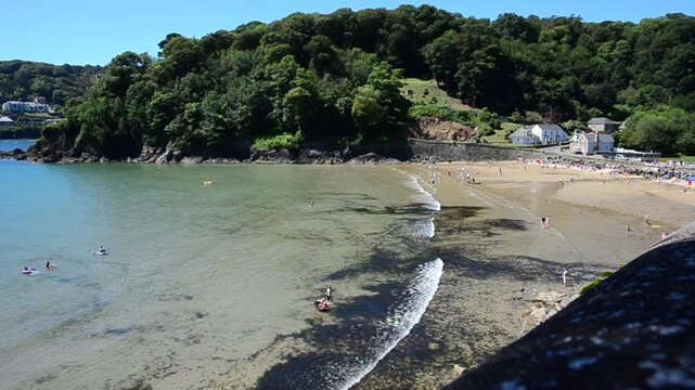the south west devon coast coast path the south hams devon england uk