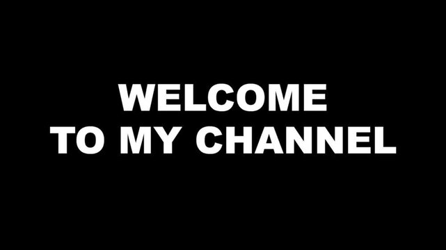 Set of Animated Pop-Up Text Overlays for Video Blogs &ndash; &ldquo;Welcome to My Channel&rdquo;, &ldquo;Subscribe Now&rdquo;, &ldquo;Like and Share&rdquo;, &ldquo;Let&rsquo;s Get Started&rdquo;, &ldquo;Coming Up&rdquo;, &ldquo;Follow Me&rdquo;, &ldquo;Join Me&rdquo;, &ldquo;Thank You&rdquo; Motion Graphics