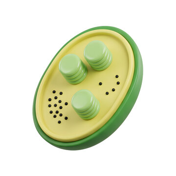 3D Illustration of a Chloroplast