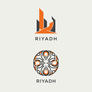 Modern Abstract Logo Designs for Riyadh Branding Concepts.