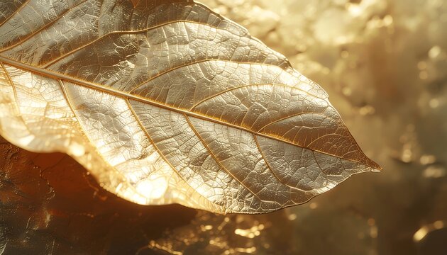 Close-up of dry leaf texture.