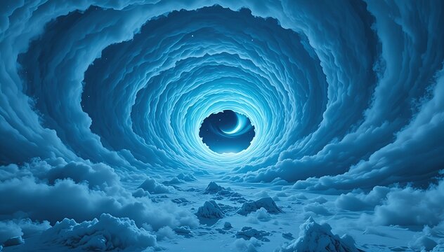 Inside Polar Vortex Stratospheric Cold Air Mass Dark Rotation Science