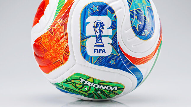 Official FIFA World Cup 2026 Trionda Soccer Ball Design for Global Tournament