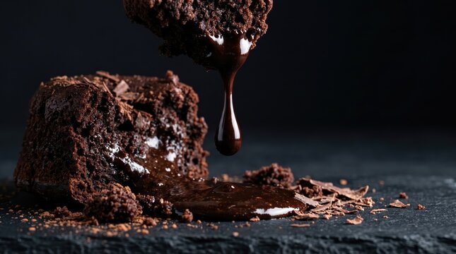  Chocolate Lava Cake With Chocolate Sauce
