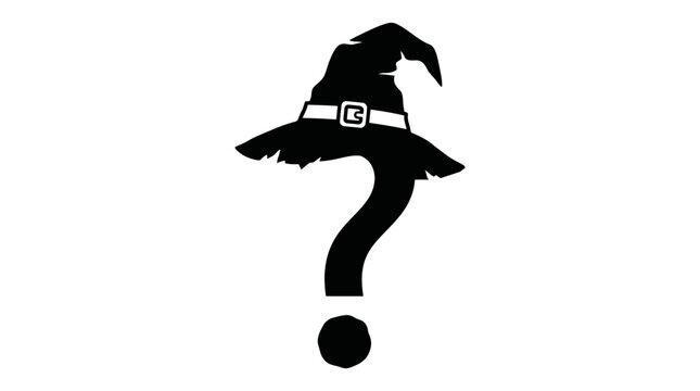 Wizard Hat Question Mark Halloween Icon