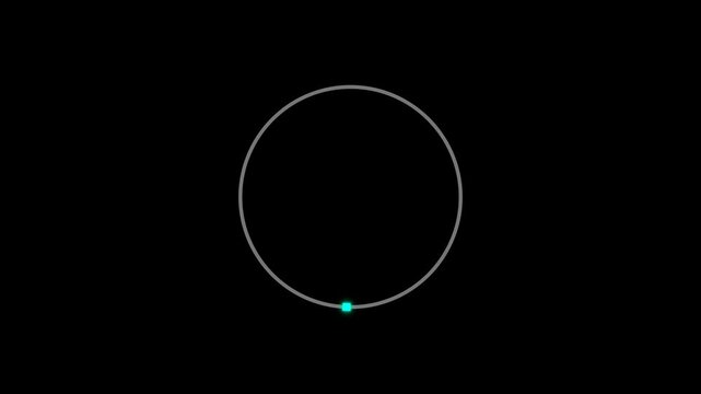 loading circle ring data progress with blue glowing looping video, UI data loading, modern progress loading, modern process loading, 4k video