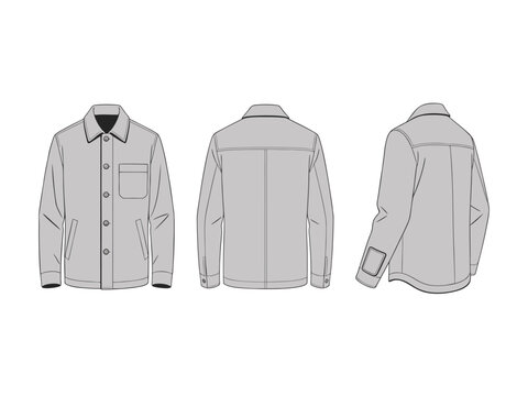 Minimalist white long sleeve button-up shirts flat lay on neutral background
