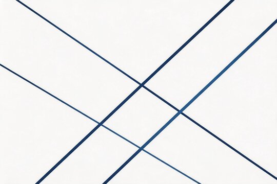 Blue lines intersecting on white background