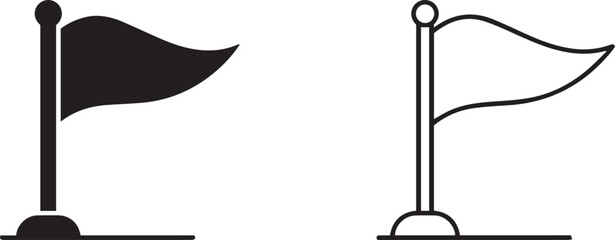 Corner flag vector © Lima