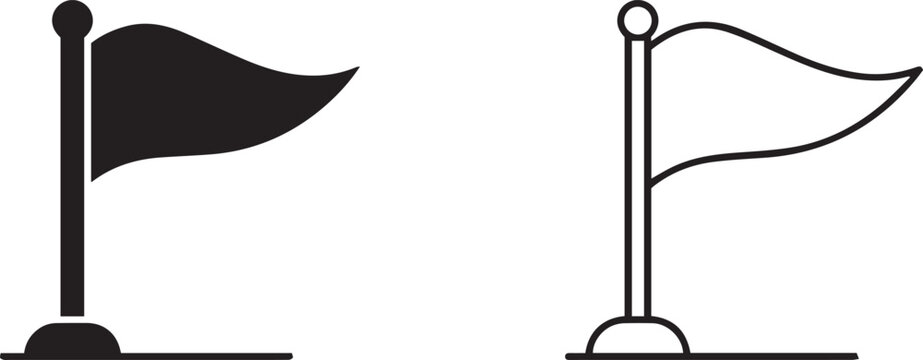 Corner flag vector