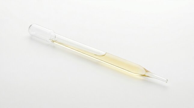 Distilled tomato consomme in borosilicate pipette study