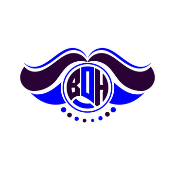 BOH letter logo creative design. BOH unique design