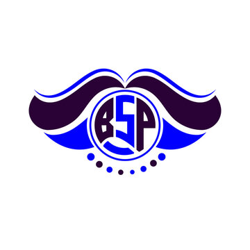 BSP letter logo creative design. BSP unique design