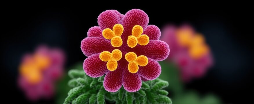 T-cell receptor protein complex features a T-shaped structure for antigen recognition in immunology.