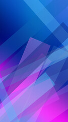 Obraz premium Abstract geometric polygons in blue, violet, and magenta create a neon glow effect, ideal for modern web design, presentations, and tech branding with copy space.