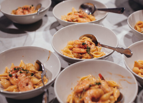 pasta with shrimp and special butter