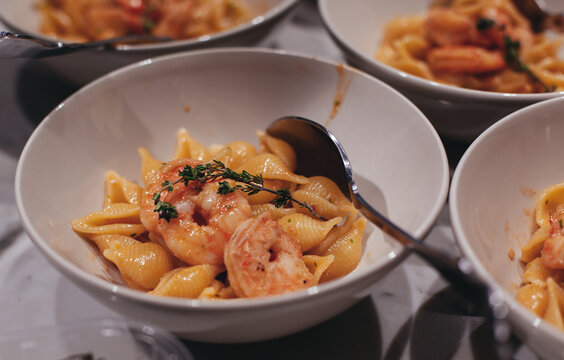 pasta with shrimp and special butter
