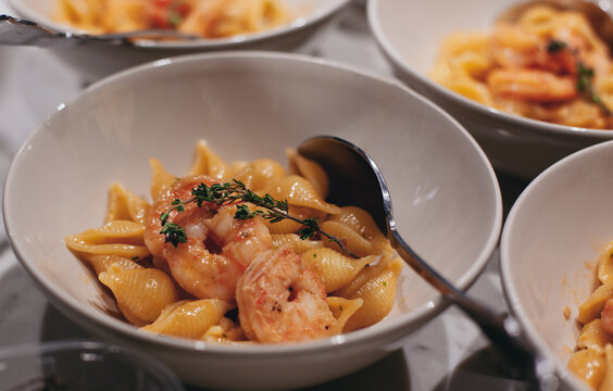 pasta with shrimp and special butter