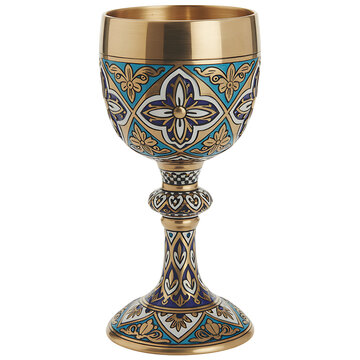 Ornate gold chalice