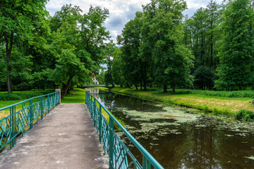 Park przy letniej rezydencji J. K. Branickiego w Choroszczy, Podlasie, Polska © podlaski49
