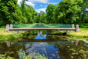 Park przy letniej rezydencji J. K. Branickiego w Choroszczy, Podlasie, Polska © podlaski49