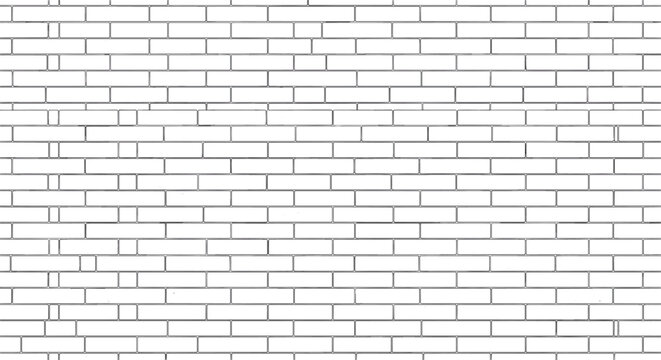 Simple black and white brick wall texture background providing a clean and modern industrial architectural pattern.