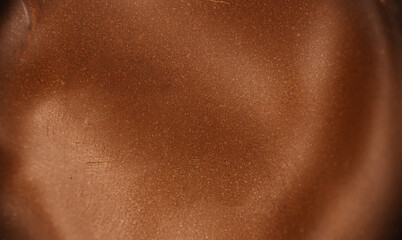 Fototapeta premium Brown Leather Texture Background Close Up Full Frame