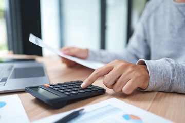 Obraz premium Finance Accounting Calculation For Billing Budget Planning And Investment Analysis