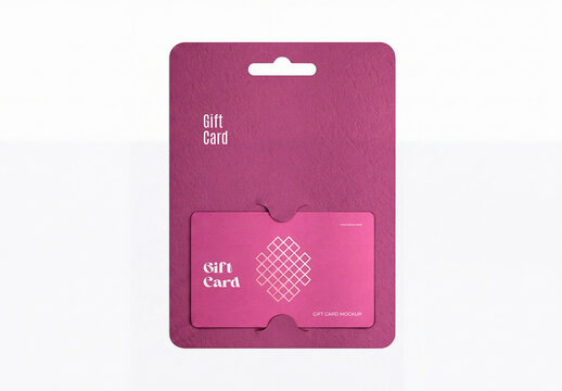 Gift Card Mockup Template