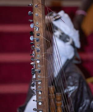 a traditional African musical instrument from the Manding region of Mali, played in public