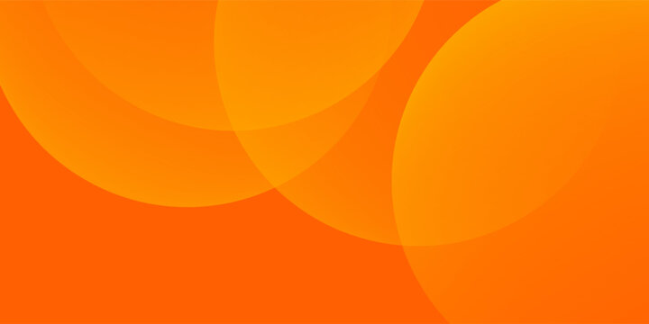 Abstract minimal background with orange color. Dynamic shapes composition. Eps10 vector