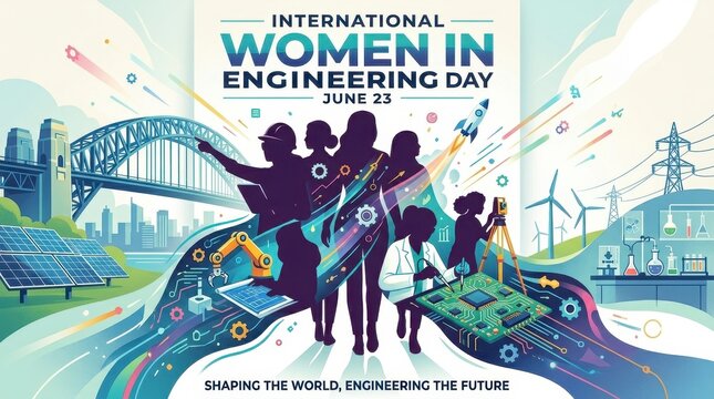 Women engineers celebrating international women in engineering day
