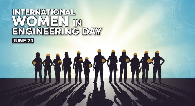 Women engineers celebrating international women in engineering day