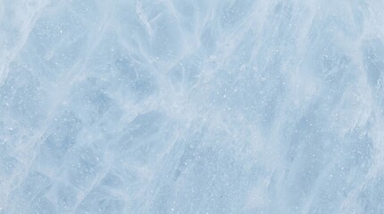 Obraz premium Pale blue ice surface with frost texture and light patterns