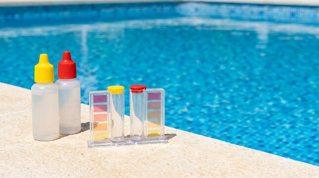 Essential tools for maintaining pristine swimming pool water quality with accurate chemical testing kits