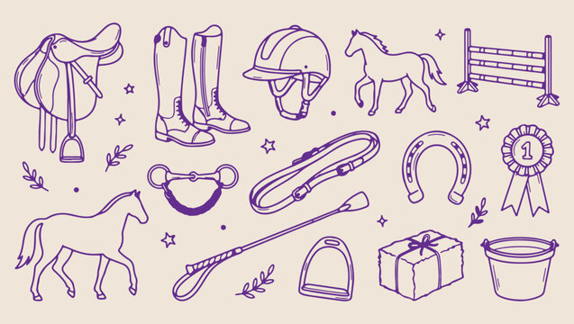 equestrian horse riding pattern, professional horseback gear background, stable sports equipment illustration, classic horse riding design, equestrian competition gear print, sport riding hobby wallpa